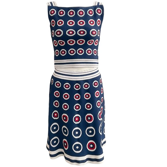 Alaia Red / White / Blue Top and Skirt Set - Picture 1 of 5